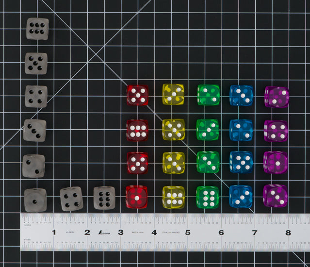 Dice, First Player token, and Production!